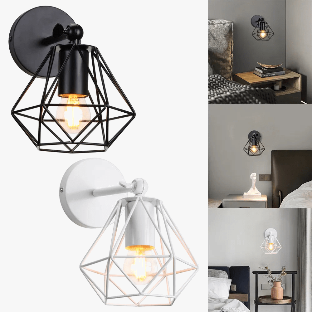 Appliques murales en fer vintage - Style rétro industriel | Marco Lucetti