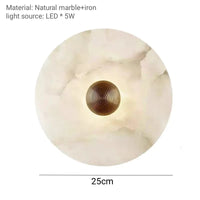 Appliques murales en marbre naturel pour sublimer votre salon | Marco Lucetti 250mm