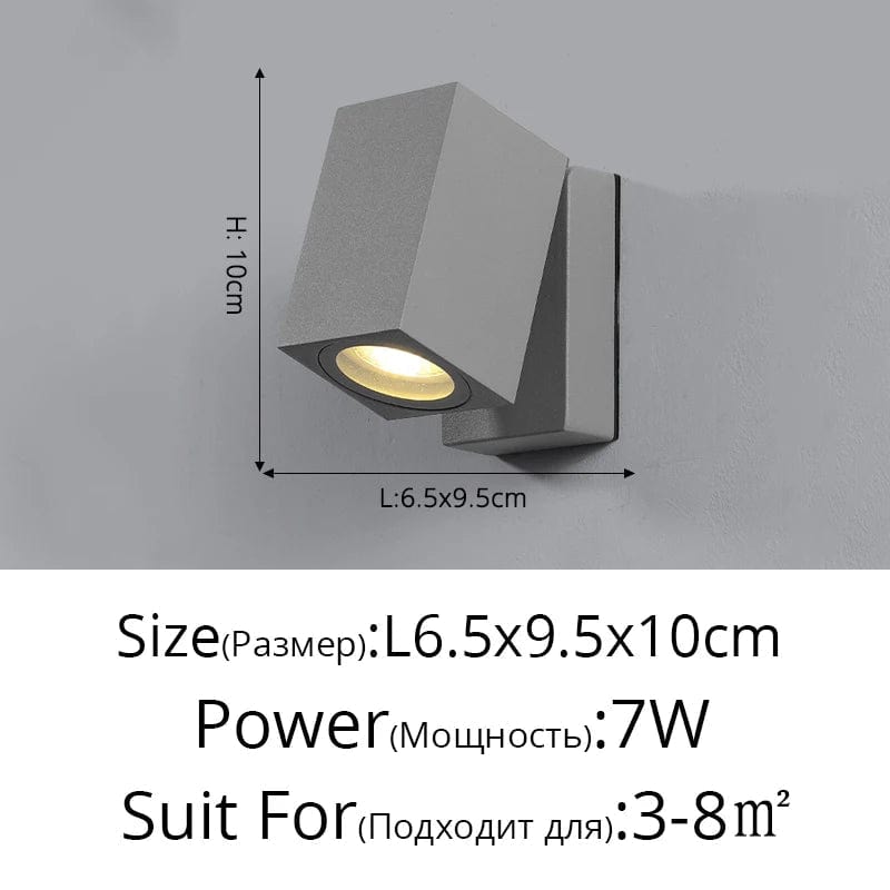 Appliques murales extérieures étanches pour hôtels et villas | Marco Lucetti