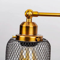 Appliques murales industrielles VentNet: Luminaires LED E27 en fer forgé pour salon et chambre | Marco Lucetti