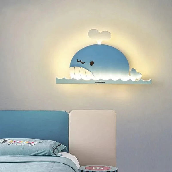 Appliques Murales LED Dessin Animé pour Enfants - Baleine, Lapin, Dinosaure | Marco Lucetti