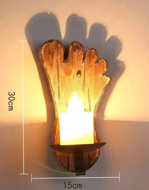 Appliques murales LED en bois style industriel - Idéal pour une décoration tendance | Marco Lucetti Sku9