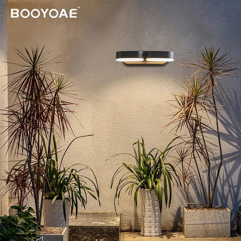 Appliques murales LED extérieures design étanches réglables pour porche, balcon et jardin | Marco Lucetti Lumière chaude 13 W