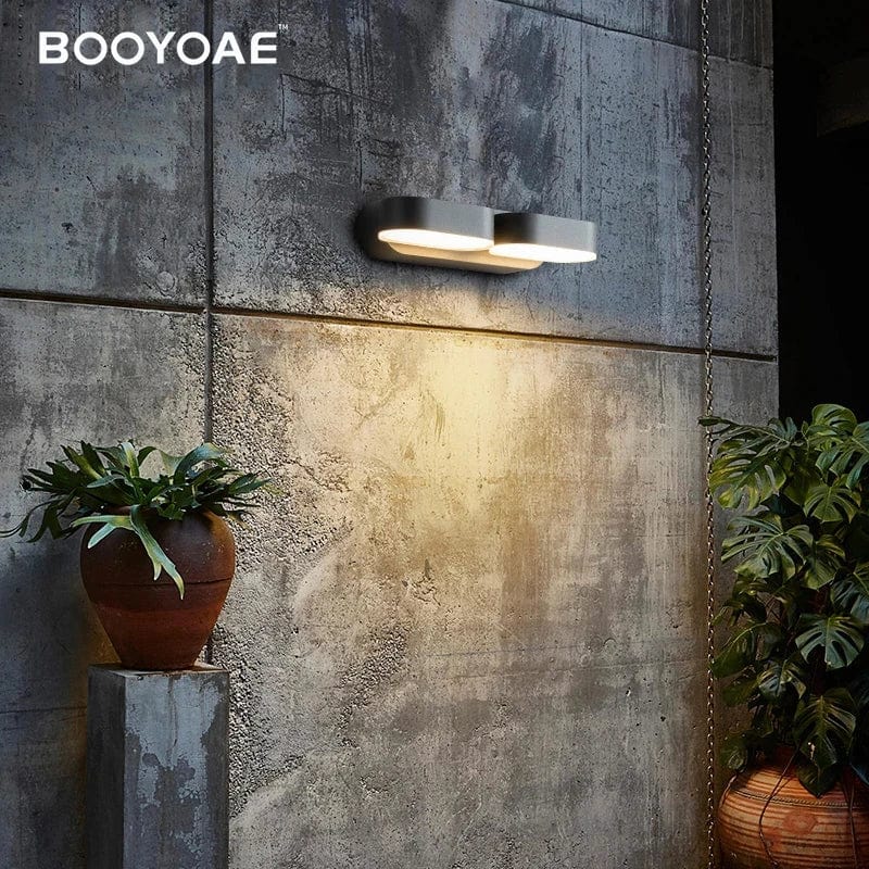 Appliques murales LED extérieures design étanches réglables pour porche, balcon et jardin | Marco Lucetti Lumière chaude 13 W