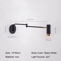 Appliques Murales LED Modernes avec Interrupteur Tactile Réglable | Marco Lucetti