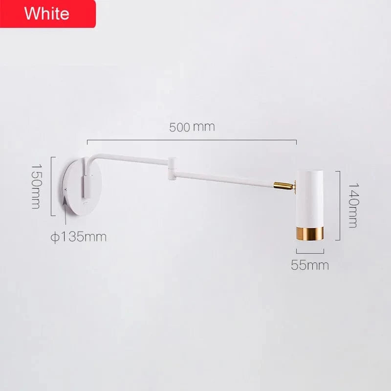 Appliques Murales LED Modernes avec Interrupteur Tactile Réglable | Marco Lucetti Blanc / CHINE / Blanc chaud (2700-3500K) | 5w