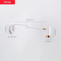 Appliques Murales LED Modernes avec Interrupteur Tactile Réglable | Marco Lucetti Blanc / CHINE / Blanc chaud (2700-3500K) | 5w