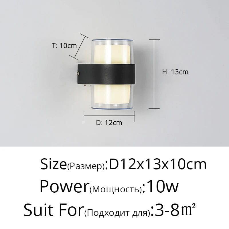 Appliques murales LED résistantes à l'humidité pour une décoration extérieure rurale de qualité | Marco Lucetti