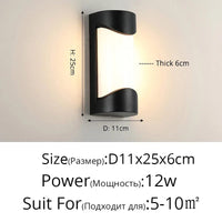 Appliques murales LED résistantes à l'humidité pour une décoration extérieure rurale de qualité | Marco Lucetti