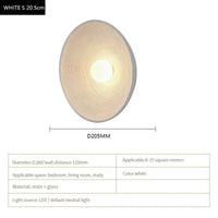 Appliques Murales Loft Rétro Ronde Wabi Sabi Glass Resin - Décoration Maison | Marco Lucetti Blanc 20,5 cm / Blanc chaud (2700-3500K)