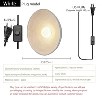 Appliques Murales Loft Rétro Ronde Wabi Sabi Glass Resin - Décoration Maison | Marco Lucetti Modèle à prise blanche / Blanc chaud (2700-3500K)