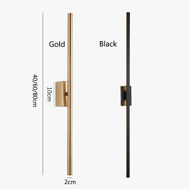 Appliques murales modernes en métal tubulaire | Marco Lucetti