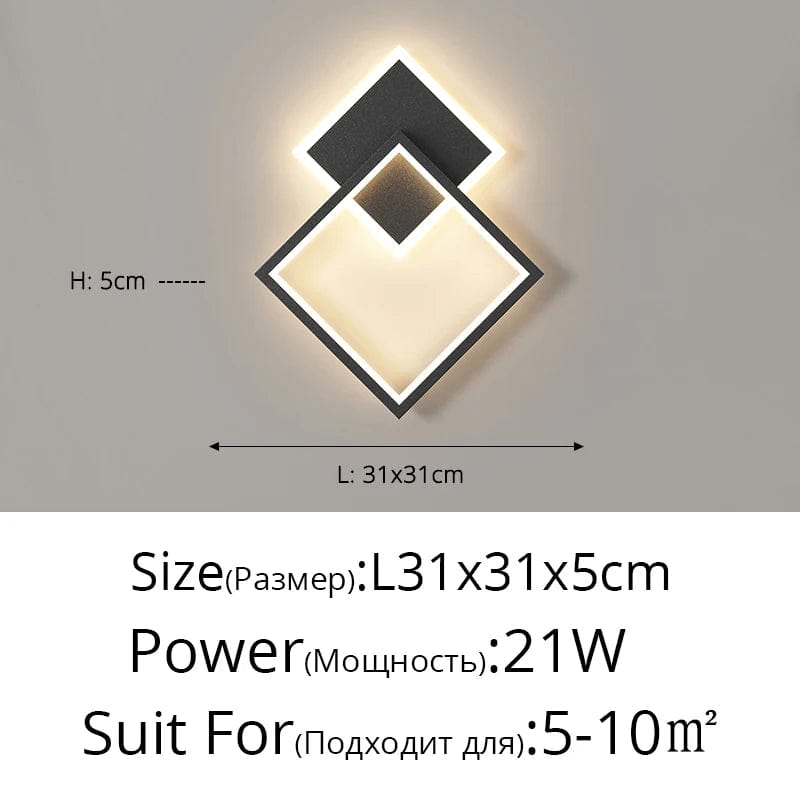 Appliques murales modernes pour allées et escaliers, style minimaliste | Marco Lucetti