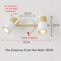 Appliques murales NordiLED 2/3 têtes | Marco Lucetti