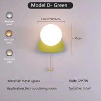 Appliques murales nordiques colorées | Marco Lucetti D Vert / 3 Température de couleur