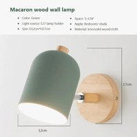 Appliques murales nordiques en bois pour une décoration élégante de chambre | Marco Lucetti