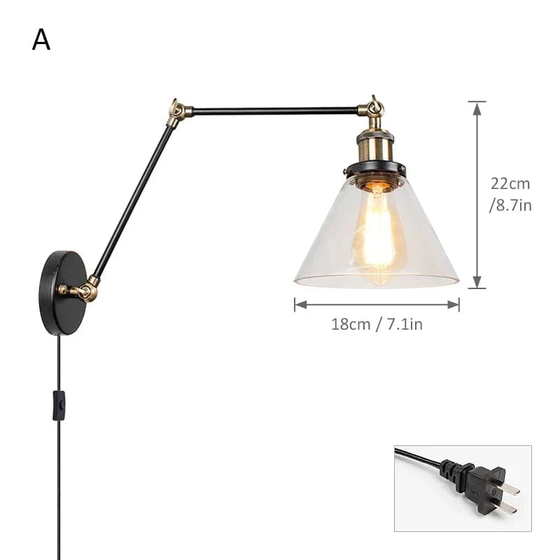 Appliques murales nordiques Long Pôle | Marco Lucetti Prise américaineA