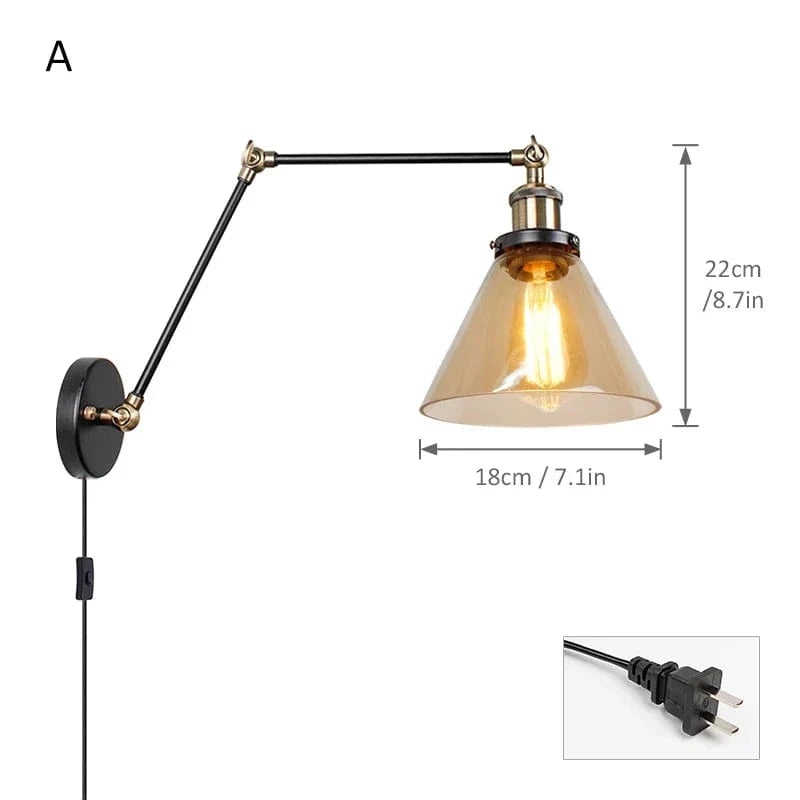 Appliques murales nordiques Long Pôle | Marco Lucetti Prise américaineA1