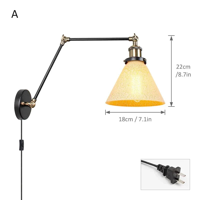 Appliques murales nordiques Long Pôle | Marco Lucetti Prise américaineA2