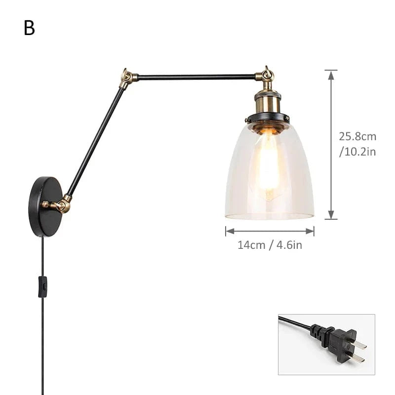 Appliques murales nordiques Long Pôle | Marco Lucetti Prise américaineB