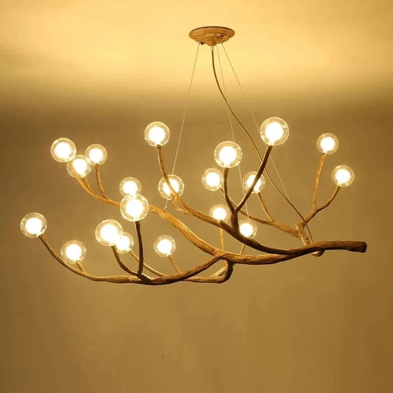 Arbre de Lumière - Lustre en Verre à Bulles à LED Vintage | Marco Lucetti