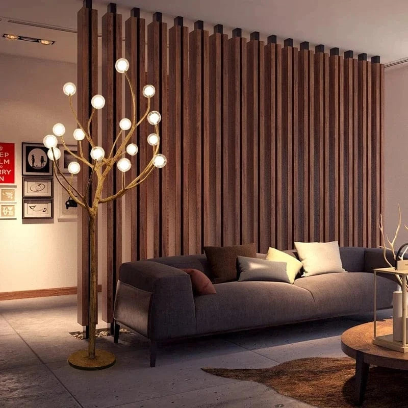 Arbre de Lumière - Lustre en Verre à Bulles à LED Vintage | Marco Lucetti