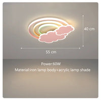 Plafonnier Arc-en-ciel pour chambre d'enfant