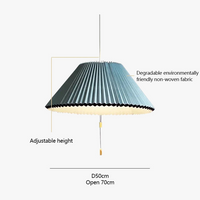 Lustres LED Suspensions Plissées Art Design - Déco Maison