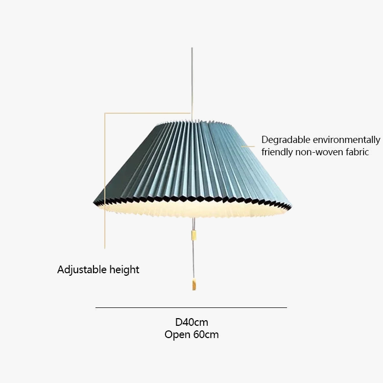 Lustres LED Suspensions Plissées Art Design - Déco Maison