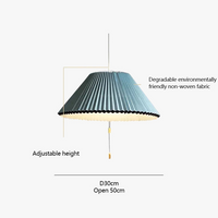 Lustres LED Suspensions Plissées Art Design - Déco Maison