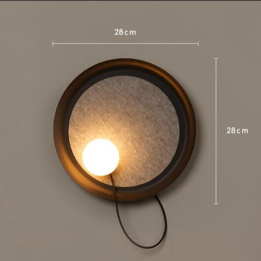Applique murale LED ronde moderne "Barp"