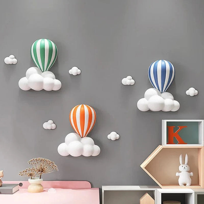 Ballon à Air Chaud 3D - Décoration Murale en Relief | Marco Lucetti