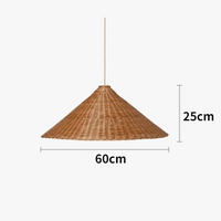 Suspension Zen en rotin de bambou