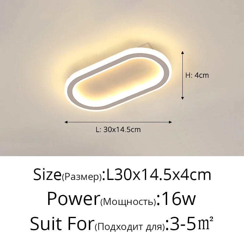 Bande LED moderne plafonniers pour éclairage intérieur chic et élégant | Marco Lucetti