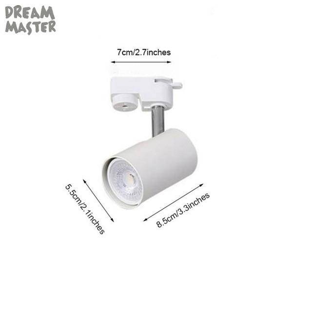 Barre à spots LED ajustables - Ultra-Design | Marco Lucetti Blanc - 1 lampe