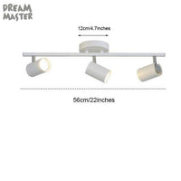 Barre à spots LED ajustables - Ultra-Design | Marco Lucetti Blanc - 3 lampes