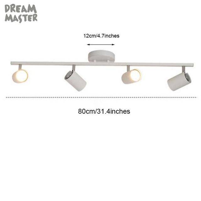 Barre à spots LED ajustables - Ultra-Design | Marco Lucetti Blanc - 4 lampes