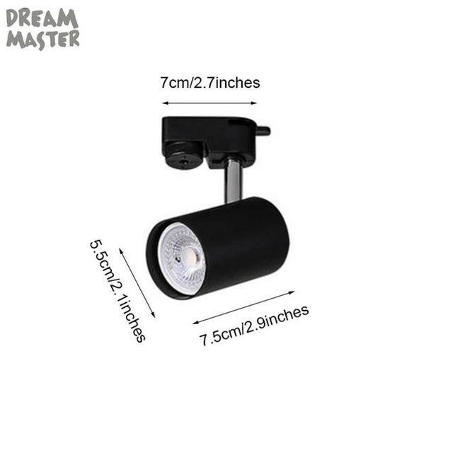 Barre à spots LED ajustables - Ultra-Design | Marco Lucetti Noir - 1 lampe