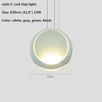 Barre nordique - Suspension LED - Lumière moderne - Canapé goutte - Lumière ronde - Résine - Lustre lampe suspendue - Salle à manger - Suspension LED luminaires | Marco Lucetti Puce led D30cm 12W / Corps noir