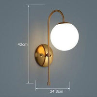 Applique murale LED Nyrea Glass Glow