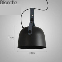 Belt - Suspension LED Industrielle | Marco Lucetti Noir - A