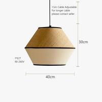 Suspension Bohême Wabi Sabi en rotin fait main - Parfait pour la déco intérieure