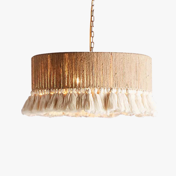 Suspension Vintage "Fringe Chic"