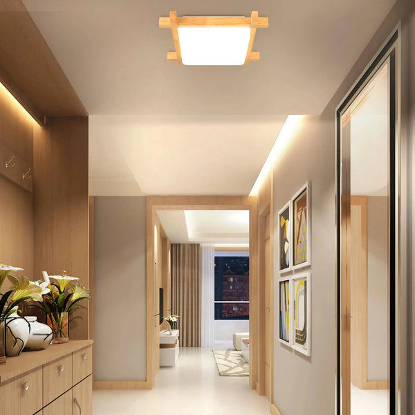 Bois Led plafonnier - Collection Japonaise pour éclairer votre intérieur | Marco Lucetti