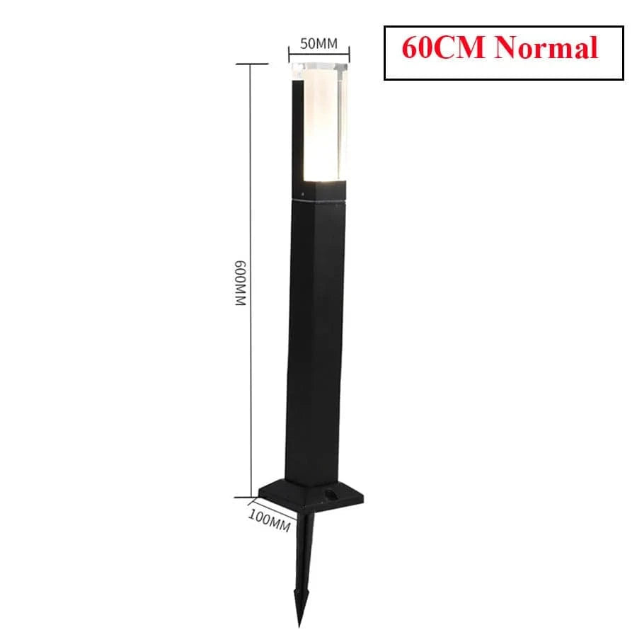 Bornes lumineuses LED Smart avec détecteur de mouvement PIR | Marco Lucetti 60CM avec piquet / Blanc chaud 3000K