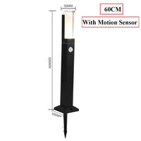 Bornes lumineuses LED Smart avec détecteur de mouvement PIR | Marco Lucetti Capteur 60CM Piquet / Blanc chaud 3000K