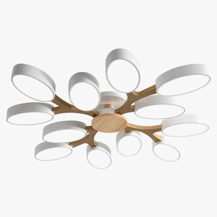 Plafonnier LED "Arbre Gris"