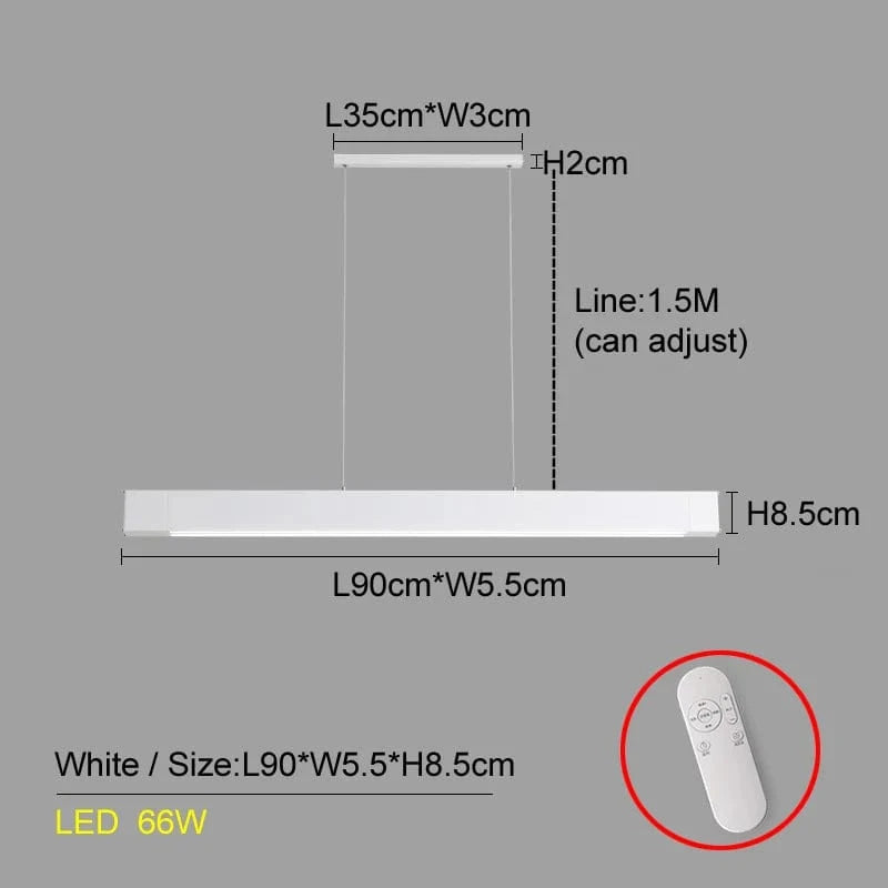 Botimi - Ventilateur LED Moderne avec Télécommande (220V) | Marco Lucetti Blanc-90CM
