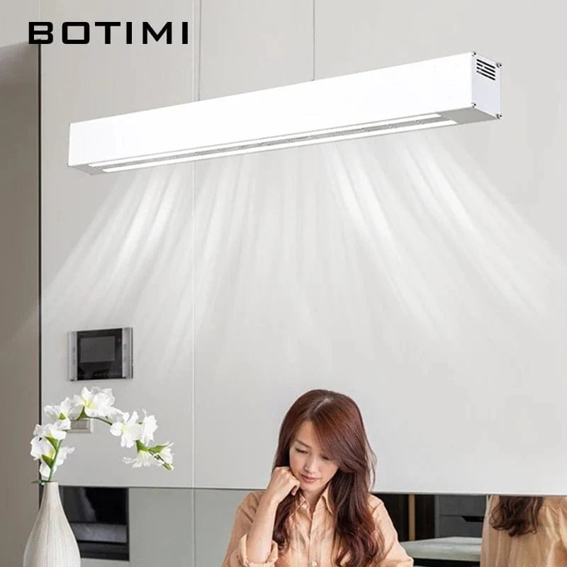 Botimi - Ventilateur LED Moderne avec Télécommande (220V) | Marco Lucetti Blanc-90CM