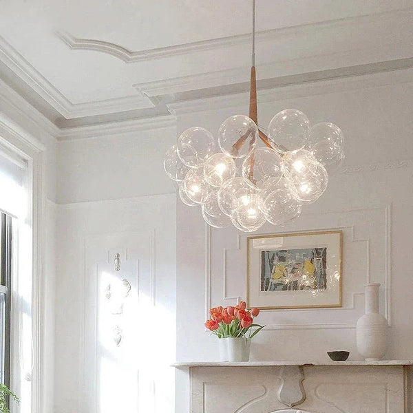  Boule de verre bulle Lustre de Haute Qualité - Lampe Suspendue LED Design - Décoration d'Intérieur | Marco Lucetti